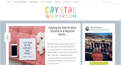 Desktop Screenshot of crystalwilkerson.com
